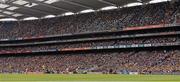 4 August 2013; A section, in the Hogan stand, of the 63,446 supporters who attended the three games. GAA Football All-Ireland Senior Championship, Quarter-Final, Mayo v Donegal, Croke Park, Dublin. Picture credit: Ray McManus / SPORTSFILE