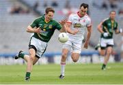 27 July 2013; Stephen Bray, Meath, in action against Cathal McCarron, Tyrone. GAA Football All-Ireland Senior Championship, Round 4, Meath v Tyrone, Croke Park, Dublin. Picture credit: Stephen McCarthy / SPORTSFILE