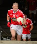 3 August 2013; The Tyrone captain Stephen O'Neill leads out the team. GAA Football All-Ireland Senior Championship, Quarter-Final, Monaghan v Tyrone, Croke Park, Dublin. Picture credit: Ray McManus / SPORTSFILE