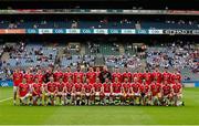 3 August 2013; The Tyrone squad. GAA Football All-Ireland Senior Championship, Quarter-Final, Monaghan v Tyrone, Croke Park, Dublin. Picture credit: Ray McManus / SPORTSFILE