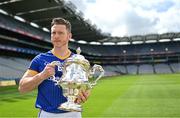 26 May 2022; Mickey Quinn of Longford poses for a portrait during the Tailteann Cup launch at Croke Park in Dublin. Photo by Ramsey Cardy/Sportsfile