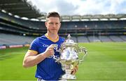 26 May 2022; Mickey Quinn of Longford poses for a portrait during the Tailteann Cup launch at Croke Park in Dublin. Photo by Ramsey Cardy/Sportsfile