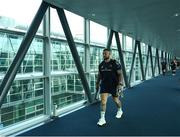 26 May 2022; Andrew Porter arrives in Marseille airport ahead of the Heineken Champions Cup Final match against La Rochelle on Saturday. Photo by Harry Murphy/Sportsfile