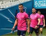 27 May 2022; Jonathan Sexton walks out for the Leinster Rugby Captain's Run at the Stade Velodrome in Marseille, France. Photo by Harry Murphy/Sportsfile