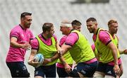 27 May 2022; Leinster players, from left, Jack Conan, Jordan Larmour, Rhys Ruddock and Josh Murphy during the Leinster Rugby Captain's Run at the Stade Velodrome in Marseille, France. Photo by Harry Murphy/Sportsfile