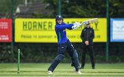 27 May 2022; Stephen Doheny of North West Warriors batting during the Cricket Ireland Inter-Provincial Trophy match between Northern Knights and North West Warriors at North Down Cricket Club, Comber in Down. Photo by George Tewkesbury/Sportsfile