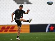 27 May 2022; Head coach Ronan O'Gara kicks during the La Rochelle Captain's Run at Stade Velodrome in Marseille, France. Photo by Harry Murphy/Sportsfile