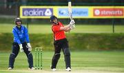 27 May 2022; Kevin O'Brien of Munster Reds batting during the Cricket Ireland Inter-Provincial Trophy match between Leinster Lightning and Munster Reds at North Down Cricket Club, Comber in Down. Photo by George Tewkesbury/Sportsfile