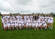 21 May 2022; The Kildare squad before the Ladies Football U14 All-Ireland Gold Final match between Kildare and Tipperary at Crettyard GAA in Laois. Photo by Ray McManus/Sportsfile