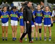 21 May 2022; Tipperary manager Ed Burke during theLadies Football U14 All-Ireland Gold Final match between Kildare and Tipperary at Crettyard GAA in Laois. Photo by Ray McManus/Sportsfile