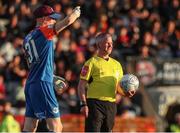 27 May 2022; Referee Sean Grant during the SSE Airtricity League Premier Division match between Bohemians and Drogheda United at Dalymount Park in Dublin. Photo by Michael P Ryan/Sportsfile