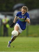 21 May 2022; Grace Hogan of Tipperary during the Ladies Football U14 All-Ireland Gold Final match between Kildare and Tipperary at Crettyard GAA in Laois. Photo by Ray McManus/Sportsfile
