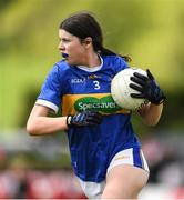 21 May 2022; Tara Bourke of Tipperary during the Ladies Football U14 All-Ireland Gold Final match between Kildare and Tipperary at Crettyard GAA in Laois. Photo by Ray McManus/Sportsfile