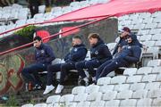 27 May 2022; Drogheda United players including Dane Massey look on during the SSE Airtricity League Premier Division match between Bohemians and Drogheda United at Dalymount Park in Dublin. Photo by Michael P Ryan/Sportsfile