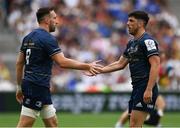 28 May 2022; Jimmy O'Brien, right, and Jack Conan of Leinster during the Heineken Champions Cup Final match between Leinster and La Rochelle at Stade Velodrome in Marseille, France. Photo by Harry Murphy/Sportsfile