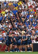 28 May 2022; Leinster players huddle after conceding their first try during the Heineken Champions Cup Final match between Leinster and La Rochelle at Stade Velodrome in Marseille, France. Photo by Harry Murphy/Sportsfile
