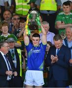 28 May 2022; Sean O’Shea of Kerry lifts the cup after the Munster GAA Football Senior Championship Final match between Kerry and Limerick at Fitzgerald Stadium in Killarney. Photo by Diarmuid Greene/Sportsfile