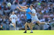 28 May 2022; Con O'Callaghan of Dublin in action against Mick O'Grady of Kildare during the Leinster GAA Football Senior Championship Final match between Dublin and Kildare at Croke Park in Dublin. Photo by Stephen McCarthy/Sportsfile