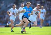 28 May 2022; Seán Bugler of Dublin in action against James Murray of Kildare during the Leinster GAA Football Senior Championship Final match between Dublin and Kildare at Croke Park in Dublin. Photo by Stephen McCarthy/Sportsfile