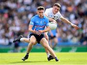 28 May 2022; Lee Gannon of Dublin in action against Alex Beirne of Kildare during the Leinster GAA Football Senior Championship Final match between Dublin and Kildare at Croke Park in Dublin. Photo by Stephen McCarthy/Sportsfile