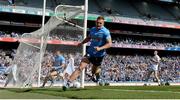 28 May 2022; Ciarán Kilkenny of Dublin after scoring their side's first goal during the Leinster GAA Football Senior Championship Final match between Dublin and Kildare at Croke Park in Dublin. Photo by Stephen McCarthy/Sportsfile
