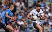 28 May 2022; Kevin O'Callaghan of Kildare in action against Tom Lahiff of Dublin during the Leinster GAA Football Senior Championship Final match between Dublin and Kildare at Croke Park in Dublin. Photo by Piaras Ó Mídheach/Sportsfile
