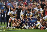 28 May 2022; La Rochelle players and head coach Ronan O'Gara celebrate after their victory in the Heineken Champions Cup Final match between Leinster and La Rochelle at Stade Velodrome in Marseille, France. Photo by Harry Murphy/Sportsfile