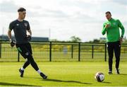 28 May 2022; Brian Maher during a Republic of Ireland U21 squad training session at FAI National Training Centre in Abbotstown, Dublin. Photo by Eóin Noonan/Sportsfile