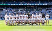 28 May 2022; The Kildare squad before the Leinster GAA Football Senior Championship Final match between Dublin and Kildare at Croke Park in Dublin. Photo by Piaras Ó Mídheach/Sportsfile