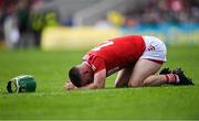 22 May 2022; Shane Kingston of Cork awaits medical attention for an injury during the Munster GAA Hurling Senior Championship Round 5 match between Tipperary and Cork at FBD Semple Stadium in Thurles, Tipperary. Photo by Piaras Ó Mídheach/Sportsfile