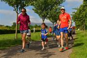 29 May 2022; parkrun Ireland in partnership with Vhi, added a new junior parkrun at Killarney House on May 29th. Junior parkruns take place over a 2km course weekly, and are a free and friendly event for 4 – 14 year olds, providing a fun and safe environment to enjoy exercise. To register for a junior parkrun near you visit www.parkrun.ie. Pictured are participants during the parkrun at Killarney House in Kerry. Photo by Diarmuid Greene/Sportsfile