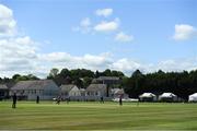 29 May 2022; A general view of the pitch during the Cricket Ireland Inter-Provincial Trophy match between North West Warriors and Munster Reds at North Down Cricket Club in Comber, Down. Photo by George Tewkesbury/Sportsfile