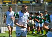 28 May 2022; Brian Fanning of Limerick makes his way out for the Munster GAA Football Senior Championship Final match between Kerry and Limerick at Fitzgerald Stadium in Killarney. Photo by Diarmuid Greene/Sportsfile