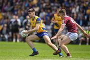 29 May 2022; Conor Daly of Roscommon in action against John Daly of Galway during the Connacht GAA Football Senior Championship Final match between Galway and Roscommon at Pearse Stadium in Galway. Photo by Sam Barnes/Sportsfile