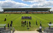 29 May 2022; Wicklow players have their team photo taken before the Tailteann Cup Round 1 match between Offaly and Wicklow at O'Connor Park in Tullamore, Offaly. Photo by Harry Murphy/Sportsfile