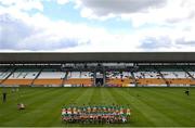 29 May 2022; The Offaly team before the Tailteann Cup Round 1 match between Offaly and Wicklow at O'Connor Park in Tullamore, Offaly. Photo by Harry Murphy/Sportsfile