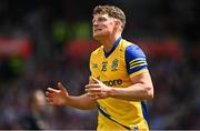 29 May 2022; Conor Cox of Roscommon reacts after a missed chance during the Connacht GAA Football Senior Championship Final match between Galway and Roscommon at Pearse Stadium in Galway. Photo by Sam Barnes/Sportsfile