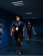 28 May 2022; Dan Sheehan of Leinster arrives before the Heineken Champions Cup Final match between Leinster and La Rochelle at Stade Velodrome in Marseille, France. Photo by Harry Murphy/Sportsfile