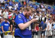 28 May 2022; Leinster videographer Robert Maguire before the Heineken Champions Cup Final match between Leinster and La Rochelle at Stade Velodrome in Marseille, France. Photo by Harry Murphy/Sportsfile