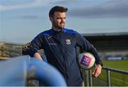 3 June 2022; Longford GAA manager Billy O'Loughlin pictured at the launch of AIB’s new series Tailteann Cup: Mic’d Up which sees O’Loughlin - alongside Longford GAA captain Mickey Quinn and vice-captain, Darren Gallagher - mic’d up for the duration of their clash against Fermanagh last weekend. AIB, proud sponsors of both Club and County, is celebrating their eighth season as sponsors of the GAA All-Ireland Senior Football Championships and this new series takes GAA fans into the heart of the action, showcasing #TheToughest players in Gaelic Games through the eyes and voices of county management and players. You can view the first episode here: https://www.youtube.com/watch?v=OXaVasRZyXk  Photo by Sam Barnes/Sportsfile