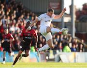 27 May 2022; Keith Cowan of Drogheda United during the SSE Airtricity League Premier Division match between Bohemians and Drogheda United at Dalymount Park in Dublin. Photo by Michael P Ryan/Sportsfile