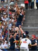 28 May 2022; Ross Molony of Leinster takes possession in a lineout during the Heineken Champions Cup Final match between Leinster and La Rochelle at Stade Velodrome in Marseille, France. Photo by Harry Murphy/Sportsfile