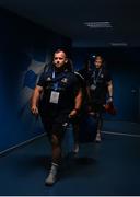 28 May 2022; Ed Byrne of Leinster arrives before the Heineken Champions Cup Final match between Leinster and La Rochelle at Stade Velodrome in Marseille, France. Photo by Harry Murphy/Sportsfile