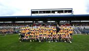 15 May 2022; The Clare squad before the Munster GAA Hurling Senior Championship Round 4 match between Clare and Limerick at Cusack Park in Ennis, Clare. Photo by Ray McManus/Sportsfile