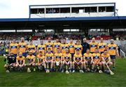 15 May 2022; The Clare squad before the Munster GAA Hurling Senior Championship Round 4 match between Clare and Limerick at Cusack Park in Ennis, Clare. Photo by Ray McManus/Sportsfile
