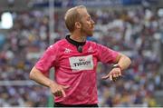 28 May 2022; Referee Wayne Barnes during the Heineken Champions Cup Final match between Leinster and La Rochelle at Stade Velodrome in Marseille, France. Photo by Ramsey Cardy/Sportsfile