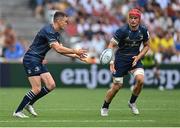 28 May 2022; Jonathan Sexton, left, and Josh Van Der Flier of Leinster during the Heineken Champions Cup Final match between Leinster and La Rochelle at Stade Velodrome in Marseille, France. Photo by Ramsey Cardy/Sportsfile