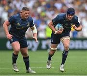 28 May 2022; Tadhg Furlong, left, and James Ryan of Leinster during the Heineken Champions Cup Final match between Leinster and La Rochelle at Stade Velodrome in Marseille, France. Photo by Ramsey Cardy/Sportsfile