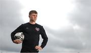 30 May 2022; Gavin Kilkenny poses for a portrait during a Republic of Ireland U21's press conference at FAI Headquarters in Abbotstown, Dublin. Photo by Stephen McCarthy/Sportsfile