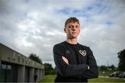 30 May 2022; Gavin Kilkenny poses for a portrait during a Republic of Ireland U21's press conference at FAI Headquarters in Abbotstown, Dublin. Photo by Stephen McCarthy/Sportsfile